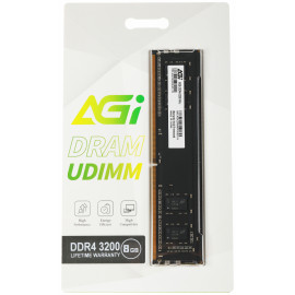 Память DDR4 8Gb 3200MHz AGi AGI320008UD138 UD138 RTL PC4-25600 CL22 DIMM 288-pin 1.2В Ret