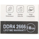 Память DDR4 16Gb 2666MHz AGi AGI266616UD138 UD138 RTL PC4-21300 DIMM 288-pin 1.2В Ret