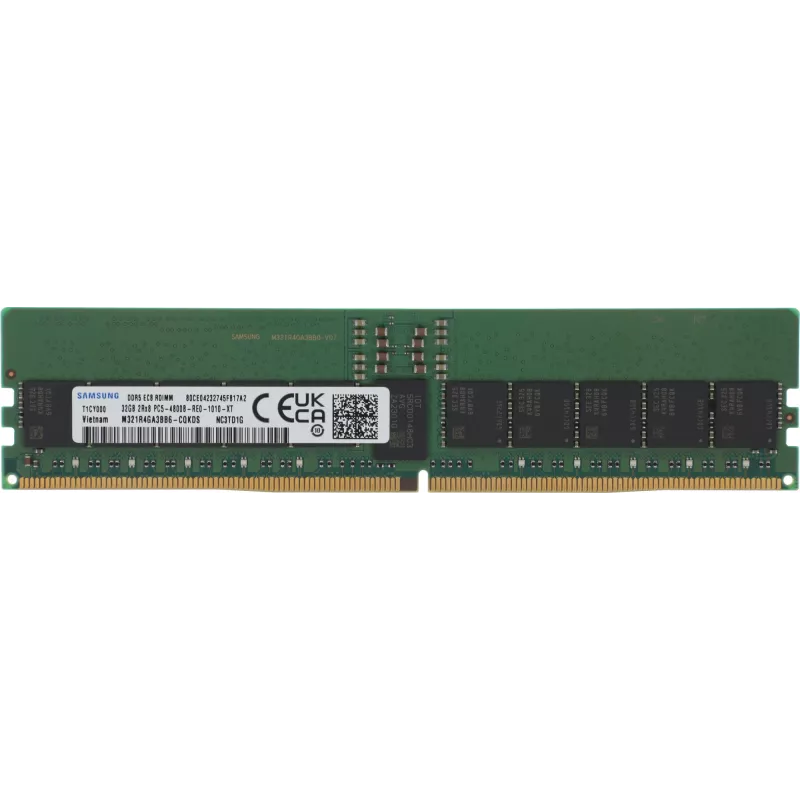 Память DDR5 Samsung M321R4GA3BB6-CQK 32Gb DIMM ECC Reg Original Non Pull PC5-38400 4800MHz