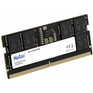  DDR5 8GB 4800MHz Netac NTBSD5N48SP08 Basic RTL Gaming PC538400 CL40 SODIMM 262pin 11 original Intel Ret