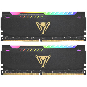  DDR4 2x32GB 3200MHz Patriot PVSR464G320C8K Viper Steel RGB RTL Gaming PC425600 CL18 DIMM 288pin 135 dual rank Ret