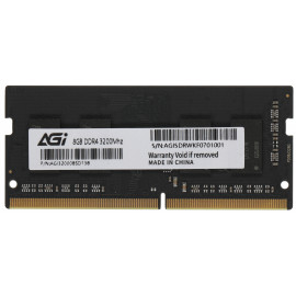 Память DDR4 8GB 3200MHz AGi AGI320008SD138 SD138 OEM PC4-25600 CL22 SO-DIMM 260-pin 1.2В OEM
