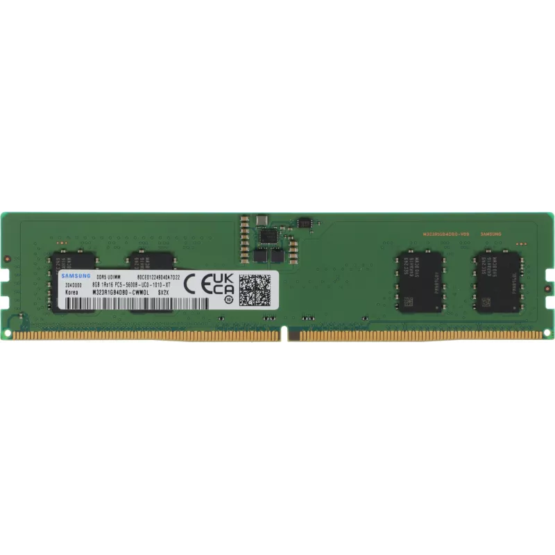 Память DDR5 8GB 5600MHz Samsung M323R1GB4DB0-CWM OEM PC5-44800 CL40 DIMM 288-pin 1.1В single rank OEM