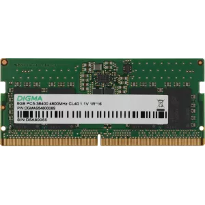  DDR5 8GB 4800MHz Digma DGMAS5480008S RTL PC538400 CL40 SODIMM 262pin 11 single rank Ret