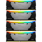 Память DDR4 4x32GB 3600MHz Kingston KF436C18RB2AK4/128 Fury Renegade RGB RTL Gaming PC4-28800 CL18 DIMM 288-pin 1.35В dual rank с радиатором Ret