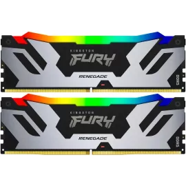 Память DDR5 2x32GB 6400MHz Kingston KF564C32RSAK2-64 Fury Renegade XMP RGB RTL Gaming PC5-51200 CL32 DIMM 288-pin 1.4В kit dual rank с радиатором Ret