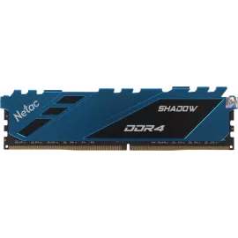Память DDR4 8GB 2666MHz Netac NTSDD4P26SP-08B Shadow RTL Gaming PC4-21300 CL19 DIMM 288-pin 1.2В с радиатором Ret