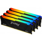 Память DDR4 4x8GB 3200MHz Kingston KF432C16BB2AK4/32 Fury Beast RGB RTL Gaming PC4-25600 CL16 DIMM 288-pin 1.35В dual rank с радиатором Ret