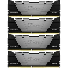 Память DDR4 4x8GB 3200MHz Kingston KF432C16RB2K4/32 Fury Renegade Black RTL Gaming PC4-25600 CL16 DIMM 288-pin 1.35В single rank с радиатором Ret