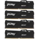 Память DDR5 4x32GB 5600MHz Kingston KF556C40BBAK4-128 Fury Beast Black RGB RTL Gaming PC5-44800 CL40 DIMM 288-pin 1.25В dual rank с радиатором Ret
