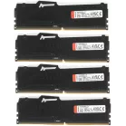 Память DDR5 4x32GB 5600MHz Kingston KF556C40BBAK4-128 Fury Beast Black RGB RTL Gaming PC5-44800 CL40 DIMM 288-pin 1.25В dual rank с радиатором Ret