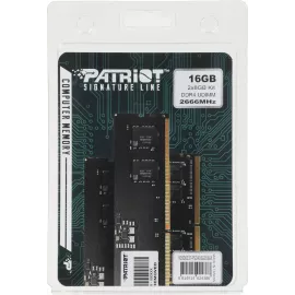 Память DDR4 2x8GB 2666MHz Patriot PSD416G2666K Signature RTL PC4-21300 CL17 DIMM UDIMM 288-pin 1.2В kit single rank Ret