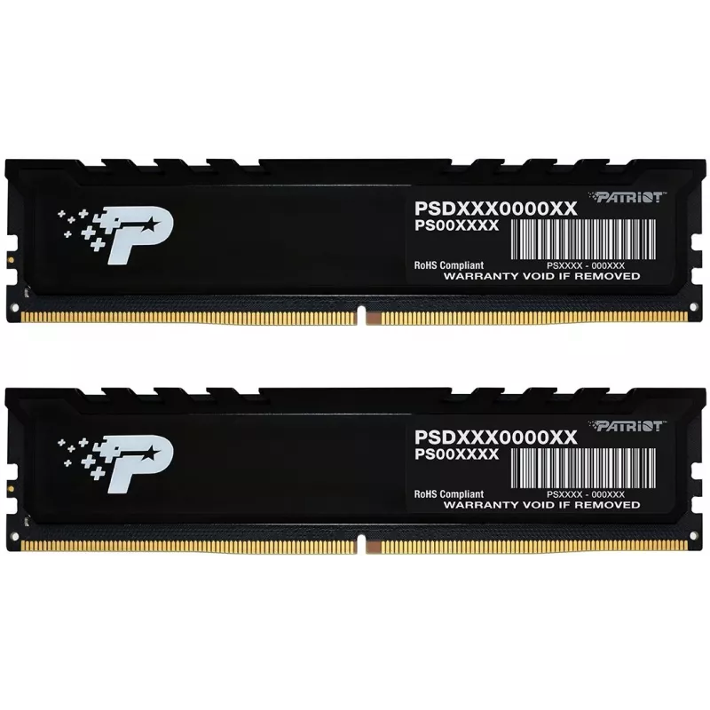 Память DDR5 2x8GB 4800MHz Patriot PSP516G4800KH1 Signature Premium RTL PC5-38400 CL40 DIMM 288-pin 1.1В kit single rank с радиатором Ret