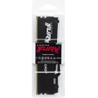 Память DDR5 16GB 5600MHz Kingston KF556C36BBEA-16 Fury Beast Black Expo RGB RTL Gaming PC5-44800 CL36 DIMM 288-pin 1.25В kit single rank с радиатором Ret