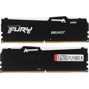  DDR5 2x8GB 5200MHz Kingston KF552C40BBAK216 Fury Beast Black RGB RTL PC541600 CL40 DIMM 288pin 125 kit single rank Ret