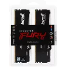 Память DDR5 2x8GB 5200MHz Kingston KF552C40BBAK2-16 Fury Beast Black RGB RTL PC5-41600 CL40 DIMM 288-pin 1.25В kit single rank с радиатором Ret