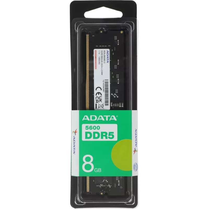 Память DDR5 8GB 5600MHz A-Data AD5U56008G-S RTL PC5-44800 CL46 DIMM 288-pin 1.1В single rank Ret