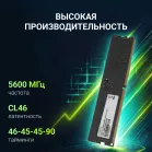 Память DDR5 16GB 5600MHz Digma DGMAD55600016S RTL PC5-44800 CL46 DIMM 288-pin 1.1В single rank Ret