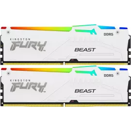 Память DDR5 2x16GB 6800MHz Kingston KF568C34BWEAK2-32 Fury Beast RGB RTL Gaming PC5-54400 CL34 DIMM 288-pin 1.4В kit dual rank с радиатором Ret