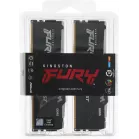 Память DDR5 4x16GB 5200MHz Kingston KF552C40BBAK4-64 Fury Beast RGB RTL Gaming PC5-41600 CL40 DIMM 288-pin 1.25В kit single rank с радиатором Ret
