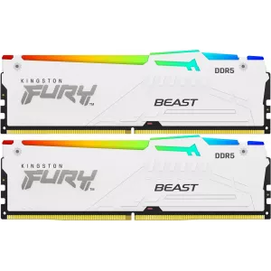  DDR5 2x32GB 6000MHz Kingston KF560C30BWEAK264 Fury Beast RGB RTL Gaming PC548000 CL30 DIMM UDIMM 288pin 14 kit single rank Ret