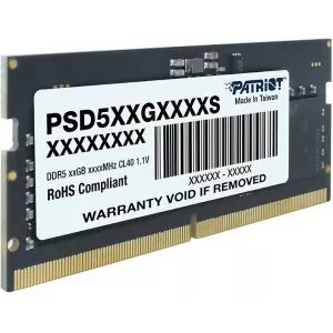  DDR5 8GB 5600MHz Patriot PSD58G560041S Signature Line RTL PC544800 CL46 SODIMM 262pin 11 single rank Ret