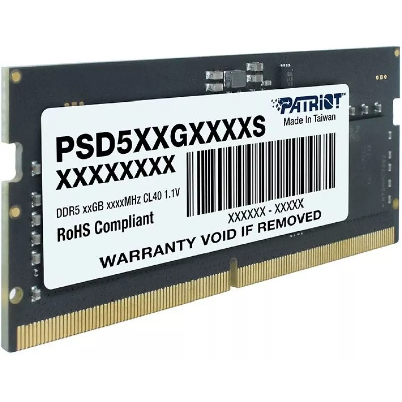 Память DDR5 8GB 5600MHz Patriot PSD58G560041S Signature Line RTL PC5-44800 CL46 SO-DIMM 262-pin 1.1В single rank Ret