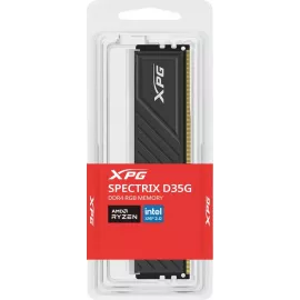 Память DDR4 16GB 3200MHz A-Data AX4U320016G16A-SBKD35G XPG Spectrix D35G RGB RTL Gaming PC4-25600 CL16 DIMM 288-pin 1.35В dual rank с радиатором Ret