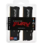 Память DDR5 2x32GB 5600MHz Kingston KF556C40BB2AK2-64 Fury Beast RGB RTL Gaming PC5-44800 CL40 DIMM 288-pin 1.25В dual rank с радиатором Ret