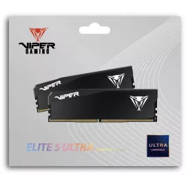 Память DDR5 2x16GB 6000MHz Patriot VEU532G6028K Viper Elite 5 Ultra RTL Gaming PC5-48000 CL28 DIMM 288-pin 1.4В kit single rank с радиатором Ret
