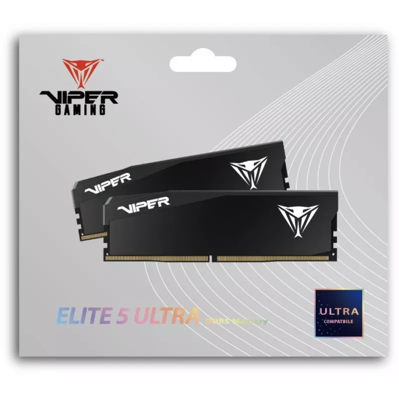 Память DDR5 2x16GB 6000MHz Patriot VEU532G6028K Viper Elite 5 Ultra RTL Gaming PC5-48000 CL28 DIMM 288-pin 1.4В kit single rank с радиатором Ret