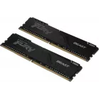Память DDR4 2x16GB 3200MHz Kingston KF432C16BB1K2/32WP Fury Beast Black RTL Gaming PC4-25600 CL16 DIMM 288-pin 1.35В dual rank с радиатором Ret