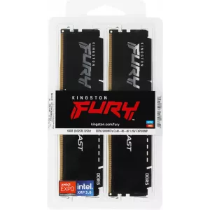  DDR5 2x32GB 5600MHz Kingston KF556C40BB2K264 Fury Beast Black RTL PC544800 CL40 DIMM 288pin 125 dual rank Ret