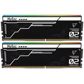Память DDR5 2x16GB 6400MHz Netac NTS2D5P64DP-32K Shadow II RGB RTL Gaming PC5-51200 CL32 DIMM ECC 288-pin 1.35В kit с радиатором Ret