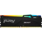 Память DDR5 32GB 5600MHz Kingston KF556C40BB2A-32 Fury Beast Black Expo RGB RTL Gaming PC5-44800 CL40 DIMM 288-pin 1.25В single rank с радиатором Ret