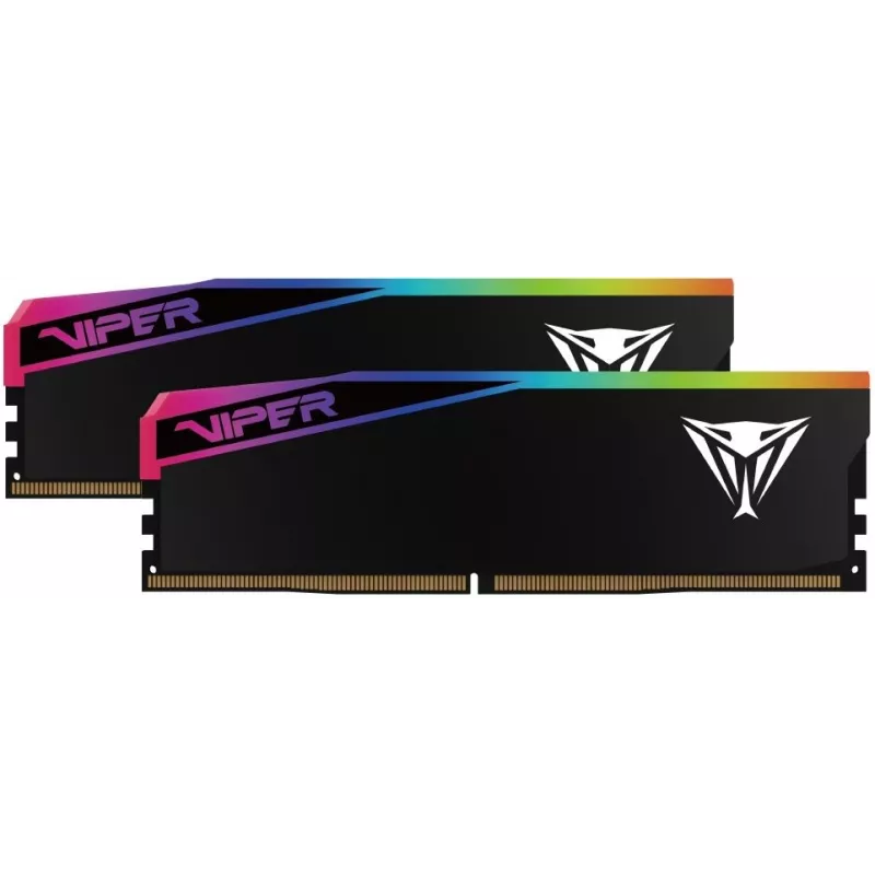 Память DDR5 2x16GB 6000MHz Patriot VEUR532G6028K Viper Elite 5 Ultra RGB RTL Gaming PC5-48000 CL28 DIMM 288-pin 1.4В kit single rank с радиатором Ret