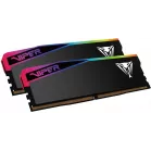 Память DDR5 2x16GB 6000MHz Patriot VEUR532G6028K Viper Elite 5 Ultra RGB RTL Gaming PC5-48000 CL28 DIMM 288-pin 1.4В kit single rank с радиатором Ret