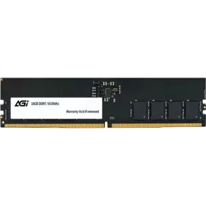  DDR5 16GB 5600MHz AGi AGI560016UD238ST UD238 Tray PC544800 CL40 DIMM 288pin 11 single rank Tray