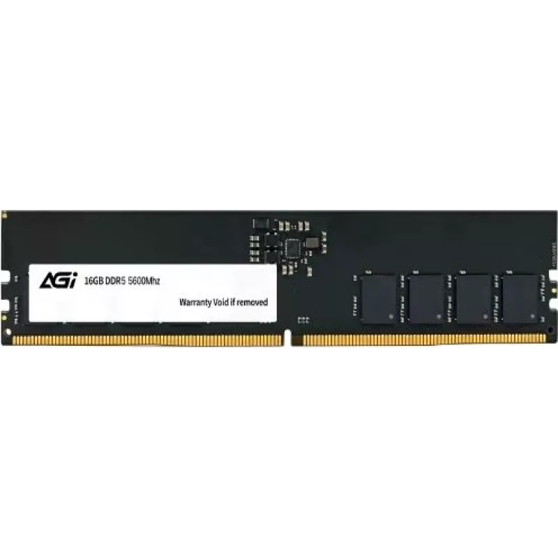 Память DDR5 16GB 5600MHz AGi AGI560016UD238-ST UD238 Tray PC5-44800 CL40 DIMM 288-pin 1.1В single rank Tray