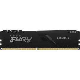 Память DDR4 8GB 3200MHz Kingston KF432C16BB/8WP Fury Beast Black RTL Gaming PC4-25600 CL16 DIMM 288-pin 1.35В single rank с радиатором Ret