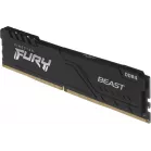 Память DDR4 8GB 3200MHz Kingston KF432C16BB/8WP Fury Beast Black RTL Gaming PC4-25600 CL16 DIMM UDIMM 288-pin 1.35В single rank с радиатором Ret