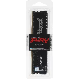 Память DDR4 8GB 3200MHz Kingston KF432C16BB/8WP Fury Beast Black RTL Gaming PC4-25600 CL16 DIMM UDIMM 288-pin 1.35В single rank с радиатором Ret