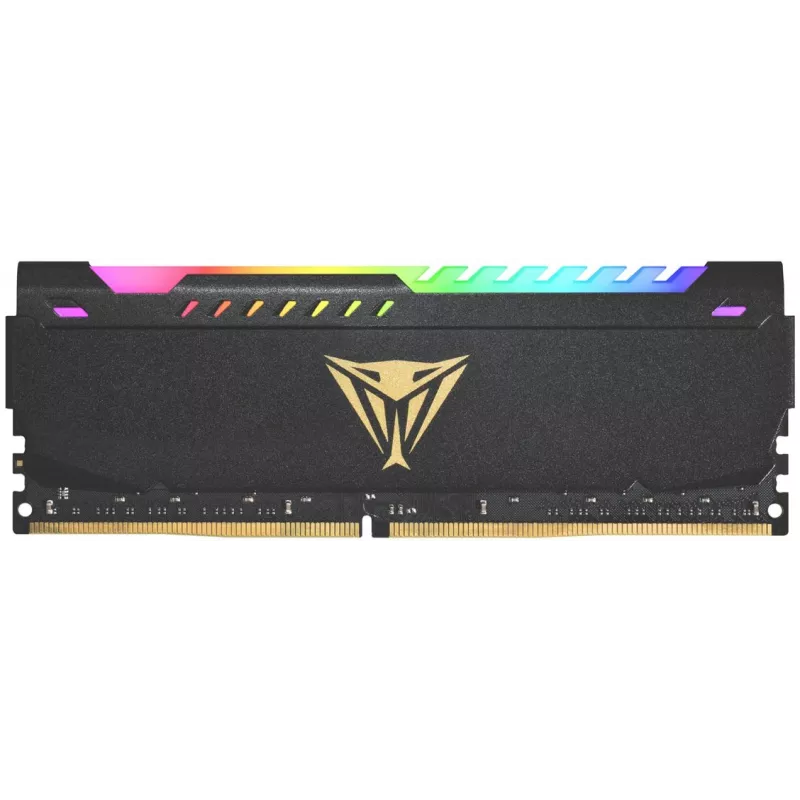 Память DDR4 8GB 3200MHz Patriot PVSR48G320C8 Viper Steel RGB RTL Gaming PC4-25600 CL18 DIMM 288-pin 1.35В dual rank с радиатором Ret