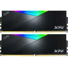Память DDR5 2x16GB 6000MHz A-Data AX5U6000C3016G-DCLARBK XPG Lancer RGB RTL Gaming PC5-48000 CL30 DIMM UDIMM ECC 288-pin 1.4В kit single rank с радиатором Ret