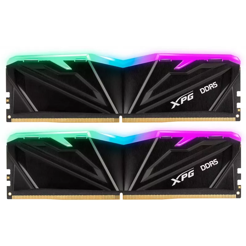 Память DDR5 16GB 5600MHz A-Data AX5U5600C4616G-SAMRBK XPG Armax RGB RTL Gaming PC5-44800 CL46 DIMM UDIMM ECC 288-pin 1.1В kit single rank с радиатором Ret
