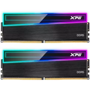  DDR5 2x16GB 5600MHz AData AX5U5600C4616GDCNKRBK XPG Novakey RGB RTL Gaming PC544800 CL46 DIMM UDIMM ECC 288pin 11 kit single rank Ret