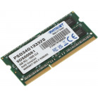Память DDR3 4Gb 1333MHz Patriot PSD34G13332S RTL PC3-10600 CL9 SO-DIMM 204-pin 1.5В dual rank Ret
