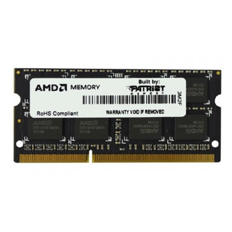 Память DDR3 8Gb 1600MHz AMD R538G1601S2S-UO OEM PC3-12800 CL11 SO-DIMM 204-pin 1.5В OEM