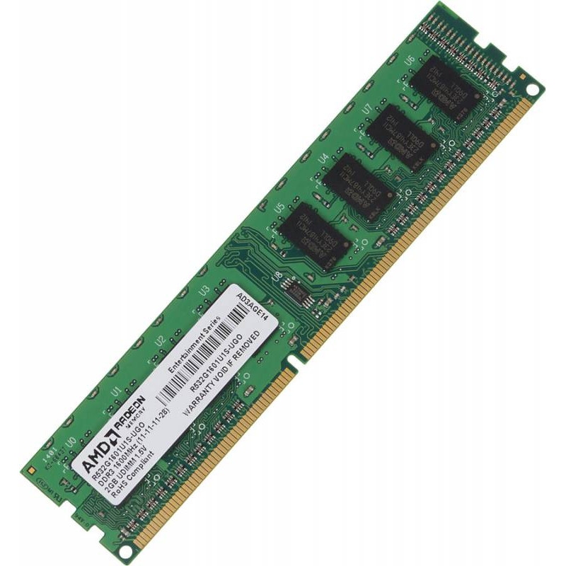 Память DDR3 2Gb 1600MHz AMD R532G1601U1S-UGO OEM PC3-12800 CL11 DIMM 240-pin 1.5В