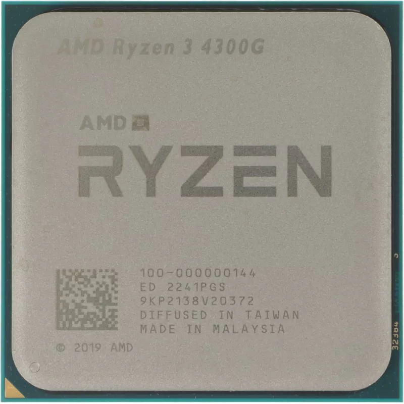 Процессор AMD Ryzen 3 4300G AM4 (100-000000144) (3.8GHz/AMD Radeon) OEM